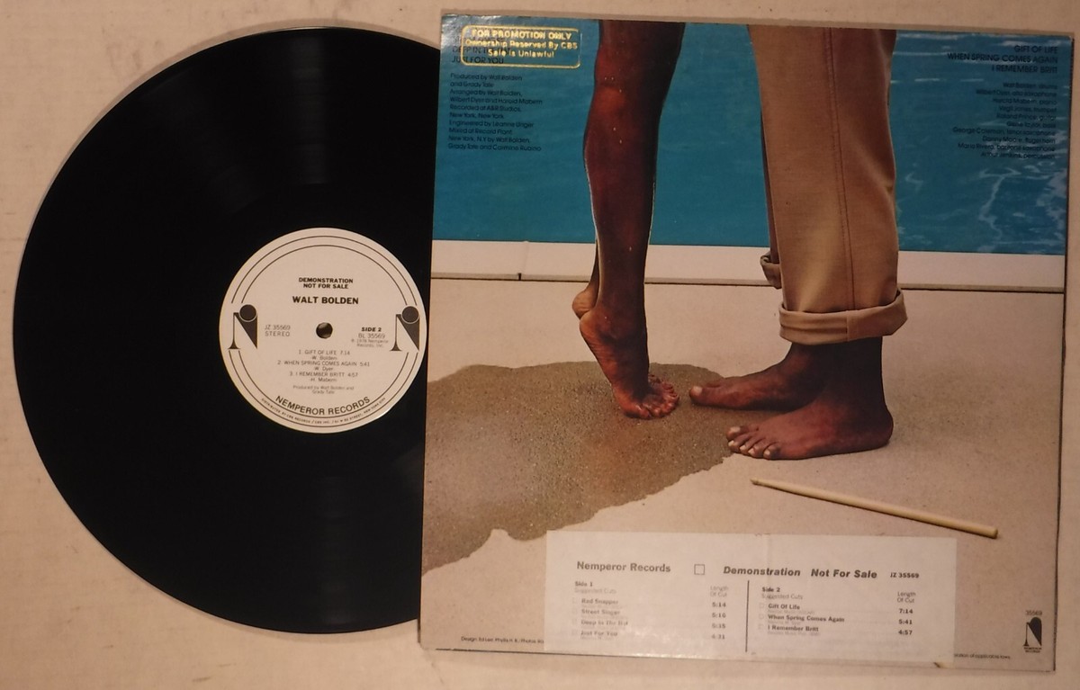 ™ レコード WALT BOLDEN / SELF-TITLED / 12” STEREO PROMO LP / NEMPEROR JZ