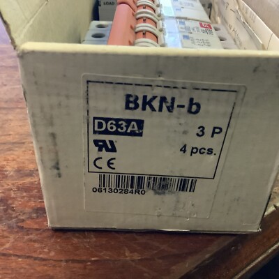 LS Electric BKN-B D63A 63A 3-Pole DIn Rail Mount Circuit Breaker (new)