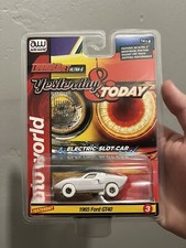 Auto World Thunder Jet Yesterday  Today 1965 Ford GT40 White Chase Slot Car
