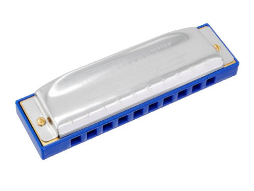 Hohner Armonica Penta Harp Am in La Minore a 20 Voci Diatonica Custodia Germania