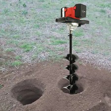 1200rpm Powerful Electric Corded Digger Post Hole Auger w Drill Bit 2000W 2.3HP