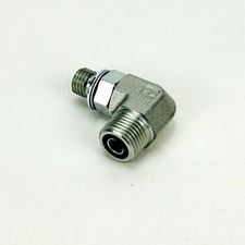 Parker 6M12C8OMLOS Metric Straight Thread Elbow 3/8" Male ORFS X M12 X 1.5mm ORB