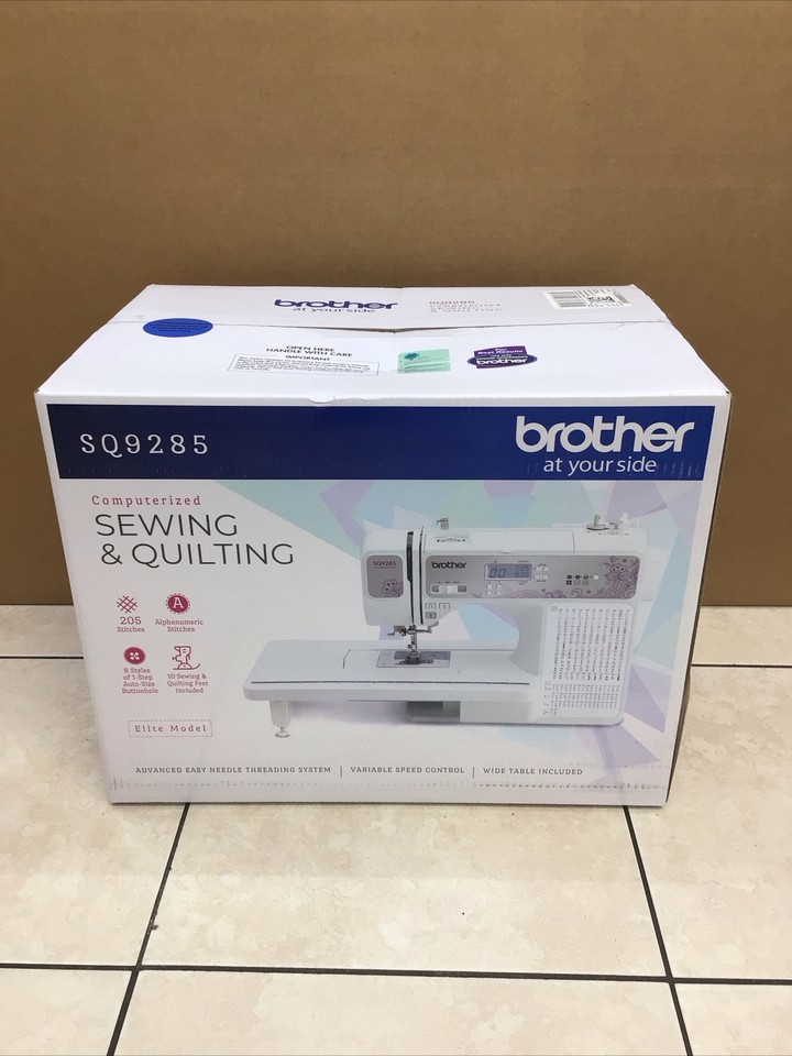 Brother (SQ9285) 150 Stitch Computerized Sewing & Quilting Machine....NEW!! 12502645184 eBay