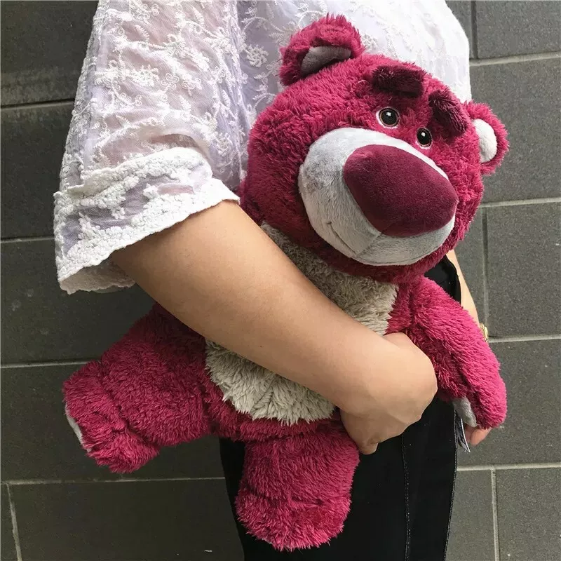 Toy Story 3 peluche ourson rose lotso 32 cm doudou disney cadeau