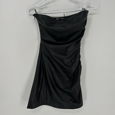 green emerald velvet dress Chanel Strapless Leather Dress