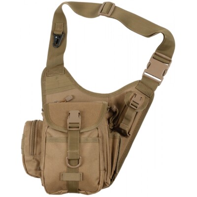 MFH 30702R - Schulter-Umhängetasche - verstellbar - Clipverschluss - coyote tan