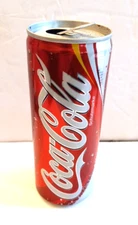COCA COLA EMPTY SLIM CAN LSCHUTZMARKE KOFFEINHALTIGES ERFRISCHUNGSGETRANK GERMAN