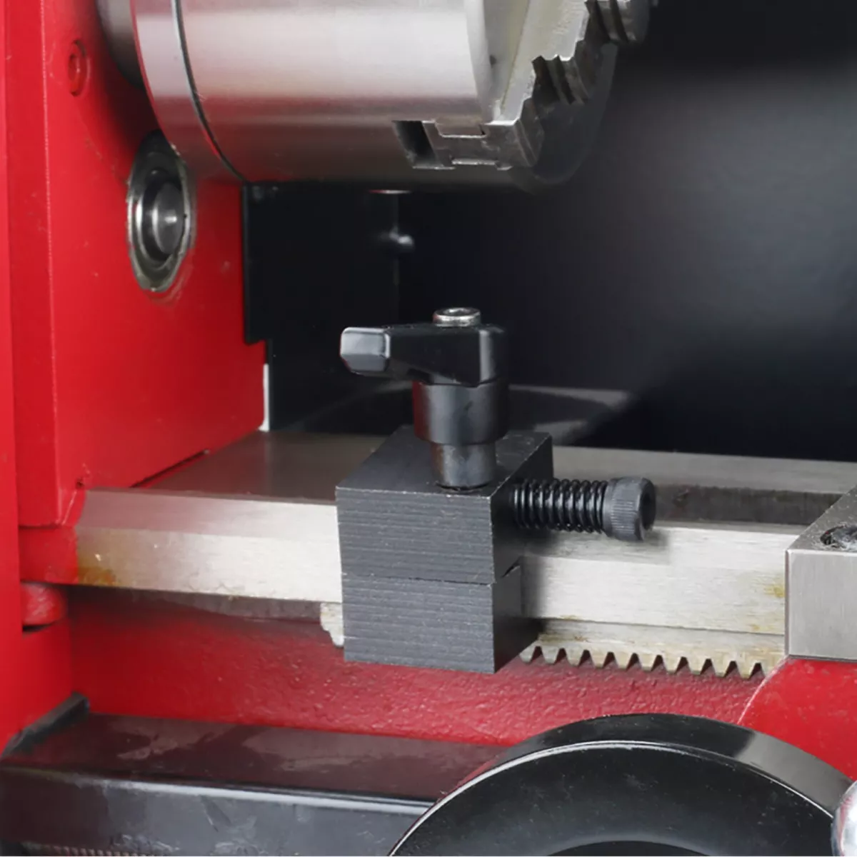 Lathe Carriage Stop with Lever for SIEG C2 C3 SC2 CJ0618 Grizzly