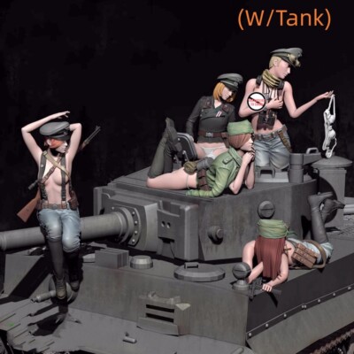 1/35 Resn WW US Tank crew 4 Set Unassembled Unpanted 35387 | eBay