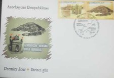 O) 2010 AZERBAIJAN,  JOINT ISSUE WITH MEXICO, ARCHEOLOGY-WORLD HERITAGE -UNESCO