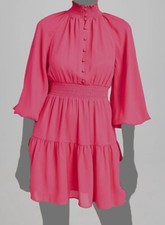$495 Alice + Olivia Women's Pink Lavinia Mini Dress Size 10