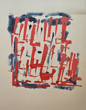 PIETRO CONSAGRA Mazara del Vallo 1920 - Milano 2005 OPERA LITOGRAFIA per Bolaffi