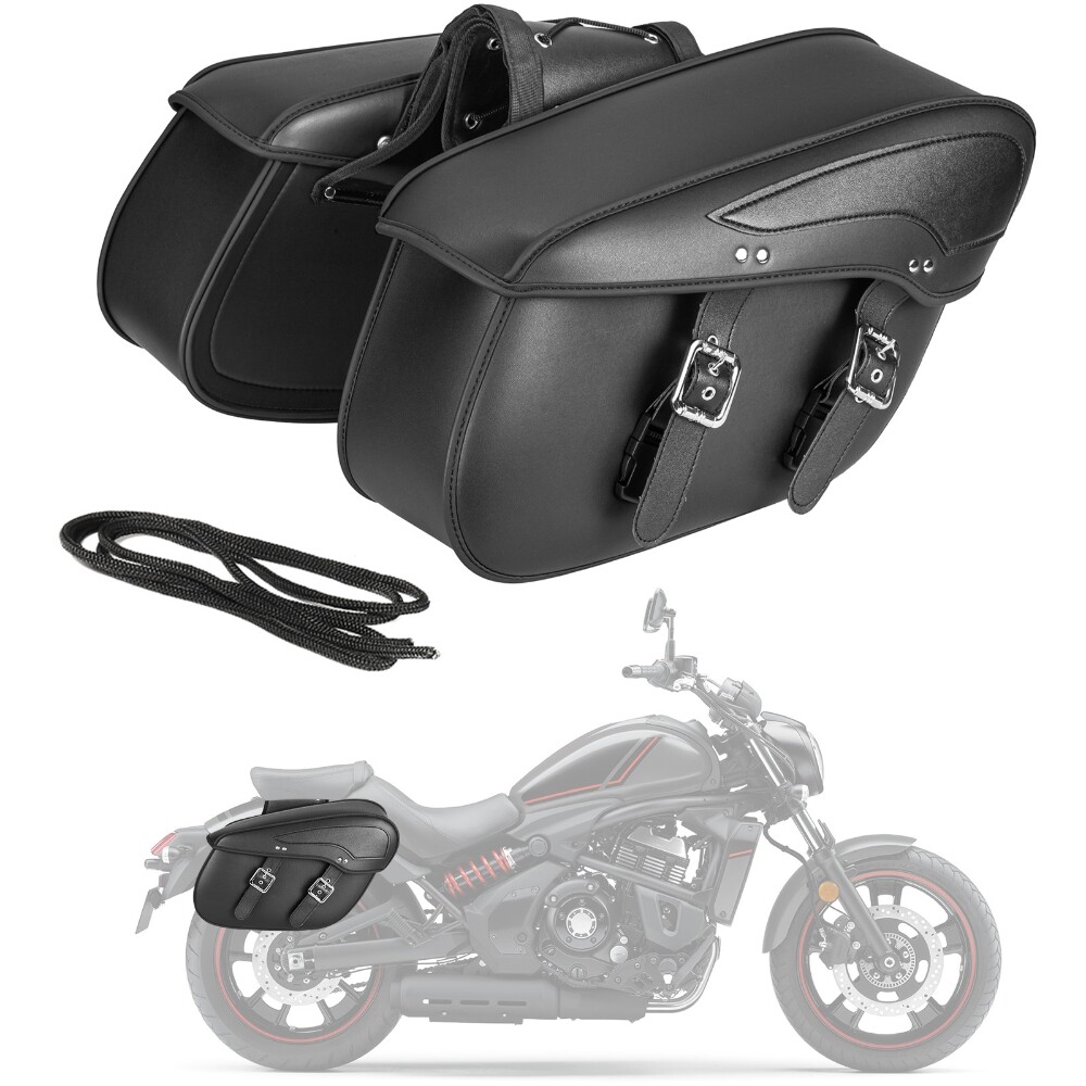 Motorcycle Saddlebags Saddle Bags Luggage For Harley Chopper Cafe Racer  Cruiser