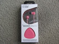 Ecko Unltd Bubble Stereo Headphones with In-Line Microphone EKU-BBL-PK Pink 