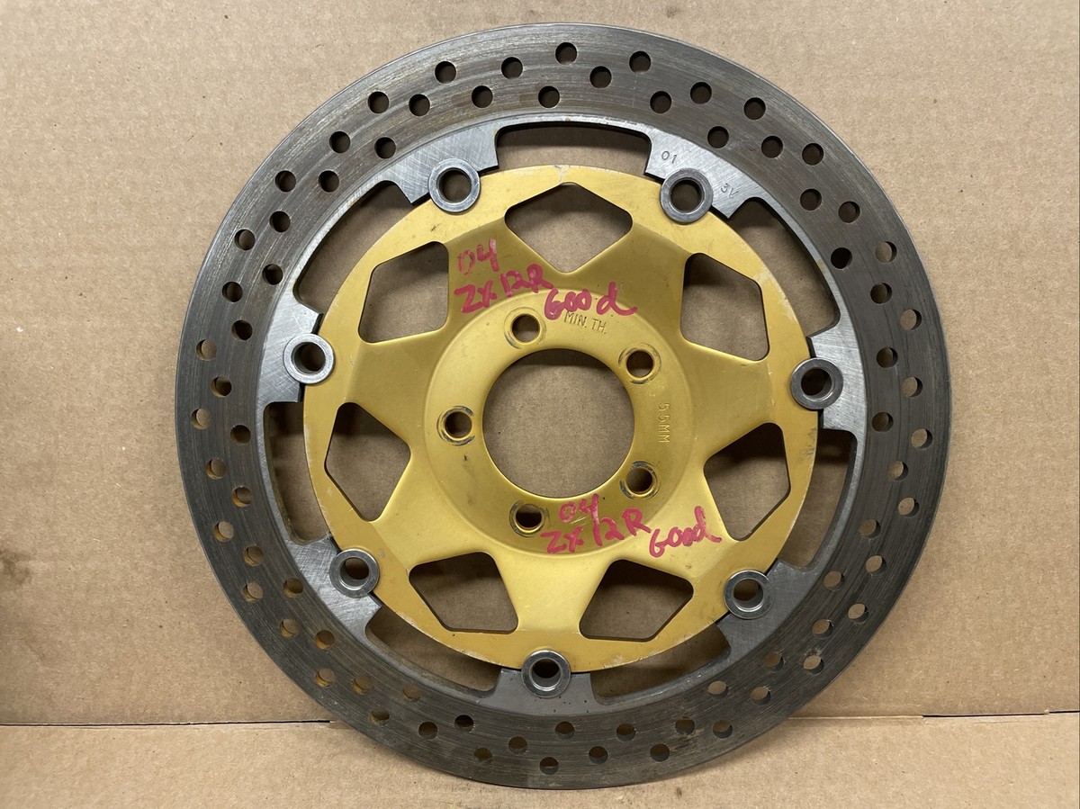 2004 Kawasaki Ninja ZX12R Front brake rotor, OEM straight #11 | eBay