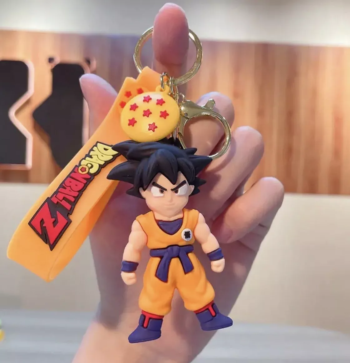 Large Dragonball Z Goku Keyring DBZ Anime Manga Figure Keychain eBay
