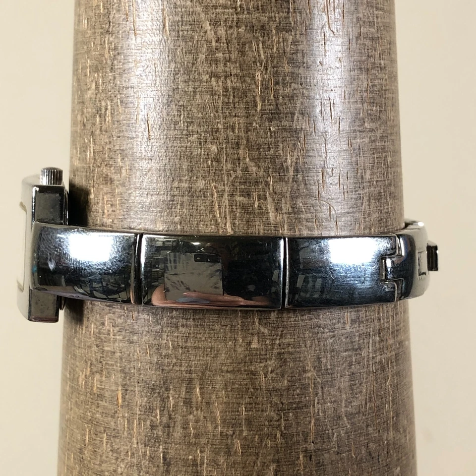 Nine West Women 9W/1013 Fashion Sterling Silver Tone Quartz 18mm Watch 6 1/4" - Image 3 of 4