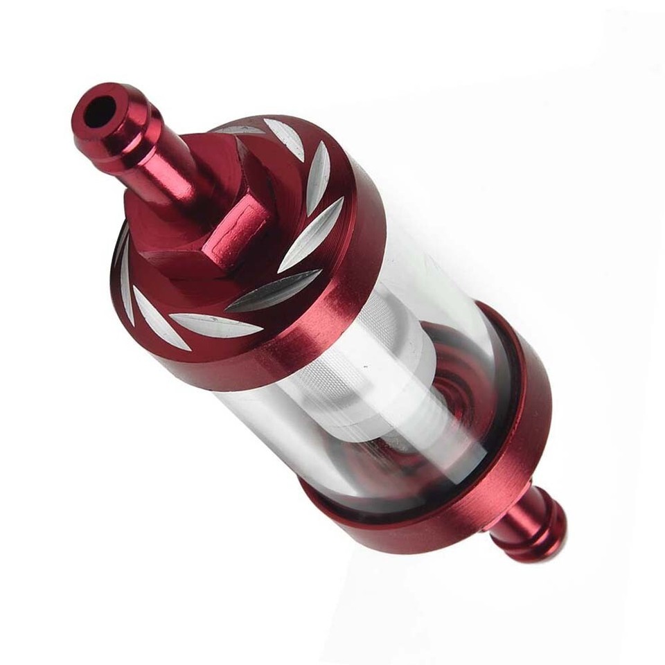 Inline Filter Fuel Motorcycle Parts Petrol 8mm 93mm Length Accessories