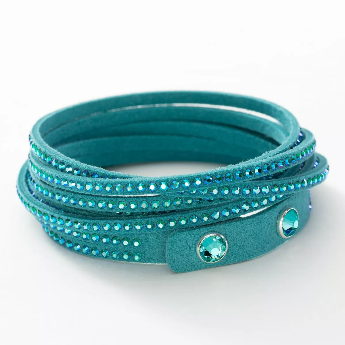 Touchstone Crystal Wrap Star Tri Wrap Bracelet New In Box