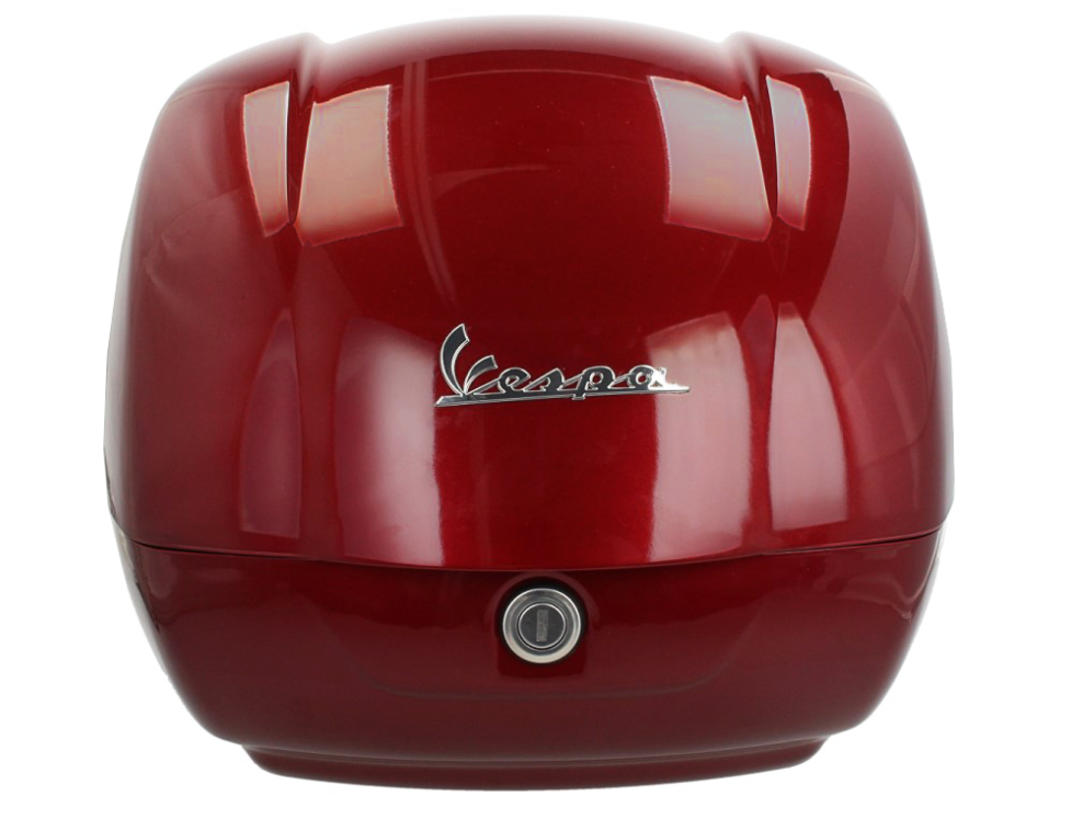 Original Piaggio Red Must Vignola 880 36 Liters Vespa GTS 125-300 Top Case