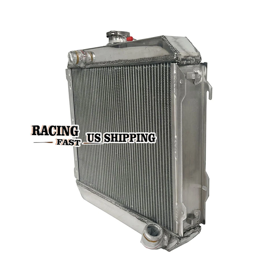 Radiador de aluminio de 2 filas para Nissan Datsun Stanza 620 1975-1979 2,0 L 1976 1977 78 Foto 3 de 4