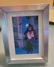 Josh Agle Shag Art Framed Postcard Hula Girl