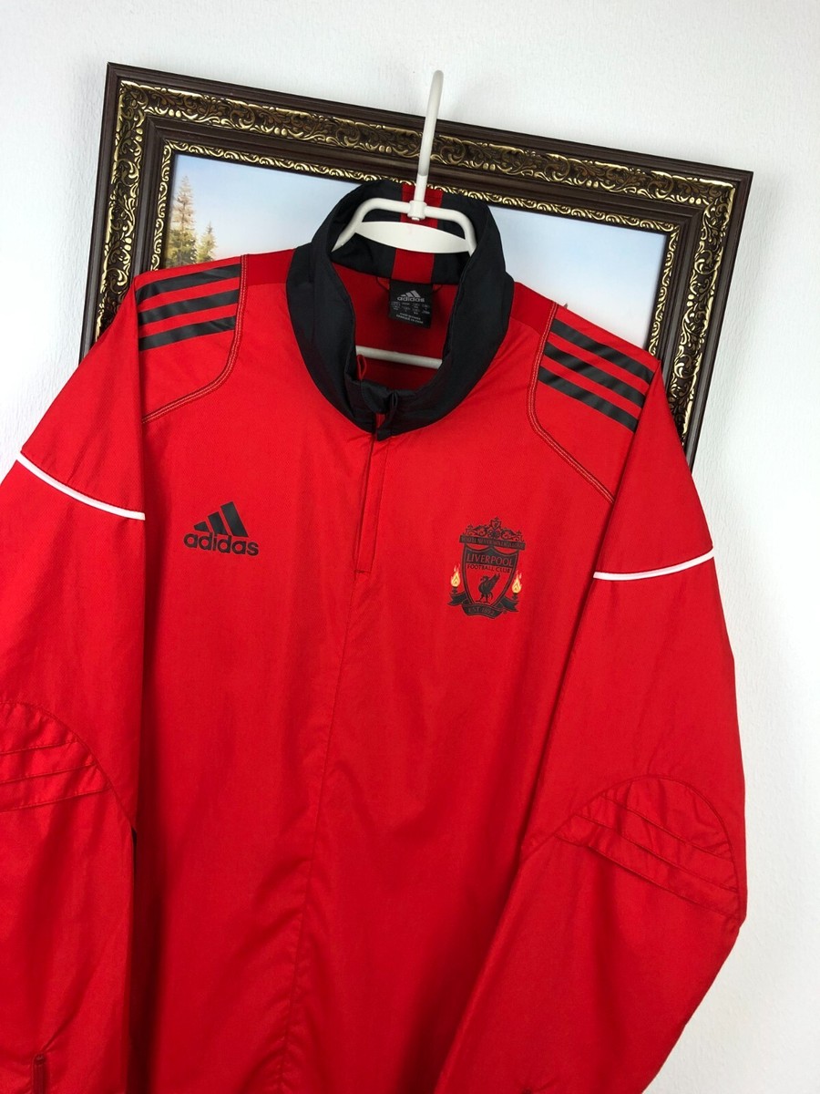 Liverpool adidas ウィンドブレーカー Vintage Adidas Liverpool Football Jacket Soccer Windbreaker