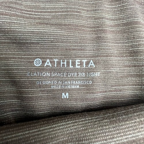 Athleta Womens Medium Brown Elation Space Dye 7/8 Tight - Picture 7 of 8