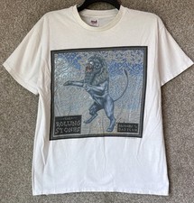 Vintage 90s 97/98 The Rolling Stones Bridges To Babylon Tour T-Shirt Anvil Large