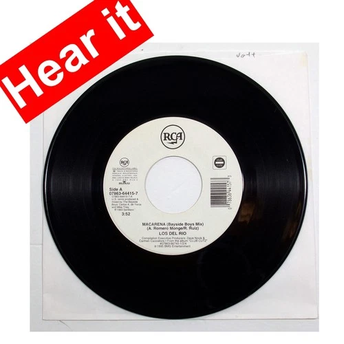 LOS DEL RIO Macarena / SCATMAN JOHN Scatman 1995 45 RPM RCA 07863-64415-7 EX VG+
