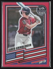 2026 Panini USA Stars & Stripes Prizm Jared Grindlinger #87 Red 121/399