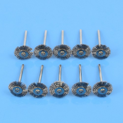 10 PCS Wire Brush Set Power Tool Brushes, Polish Wheel Steel Wheels - Picture 5 of 11