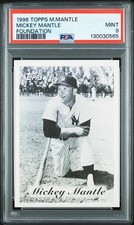 1996 TOPPS MICKEY MANTLE FOUNDATION MICKEY MANTLE PSA 9