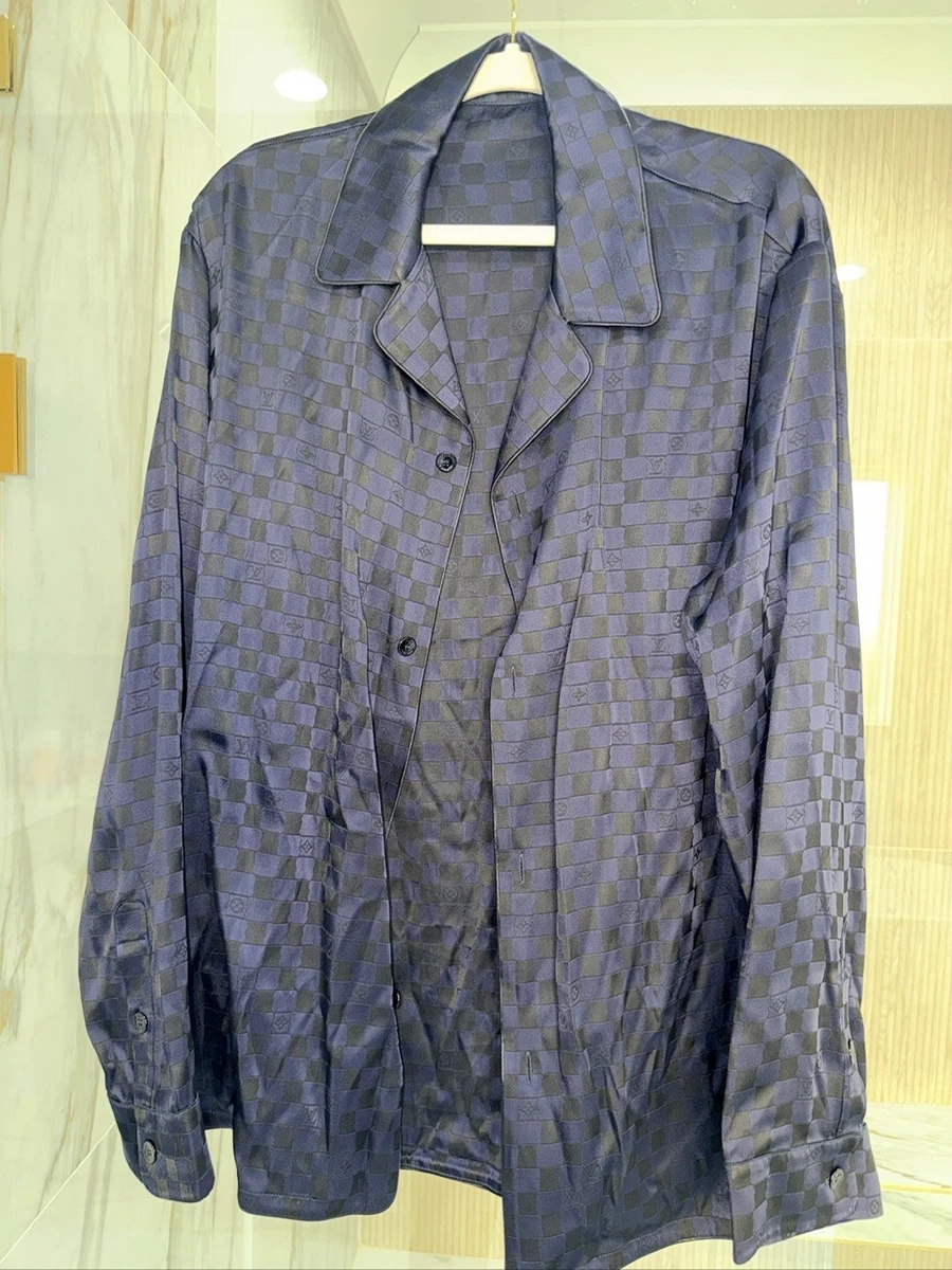 Louis Vuitton Long Sleeve Regular Fit Casual Button-Down Shirts