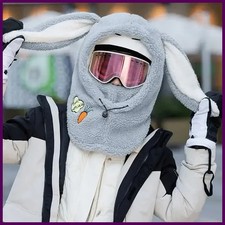 Winter Warm Ski Helmet Cover Comfortable Soft Fleece Skiing Head Warmer Cartoon