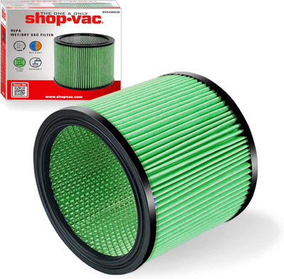 High Performance 90304/90344 Cartridge Filter, Fits Most 5-16 Gallon  Wet/Dry Va