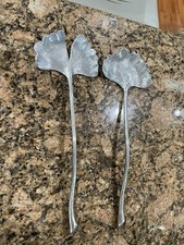 Michael Aram Ginkgo Leaf Salad Server Set Sil...