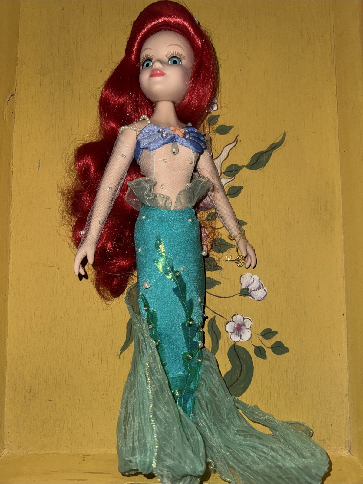 Disney Princess Ariel Porcelain Keepsake Doll The Brass Key 2003