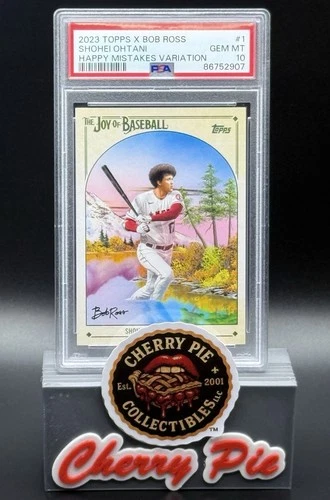 SHOHEI OHTANI 2023 Topps X Bob Ross HAPPY MISTAKES PSA 10