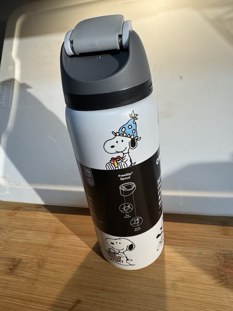 Owala FreeSip Snoopy Stainless Steel Insulated Water Bottle Flip