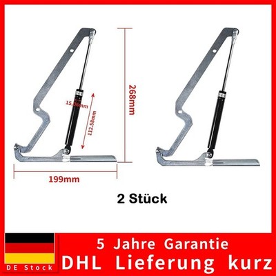 2X Ersatzteil Gasdruckheber WLPS für Keter Max Arc Ace Scharnier Mülltonnenbox/