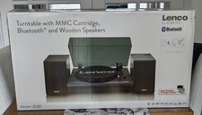 Image of New LENCO LS-300BK -Turntable With Bluetooth And Two Separate Speakers, Black