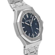 AUDEMARS PIGUET Royal Oak Automatic 15550ST.OO.1356ST.06 blue WATCH 719412 3
