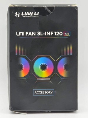 Lian Li UNI Fan SL-INF 120 RGB PC Case Fans New Sealed High Airflow Fast Ship