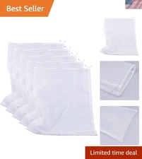 Multi-Purpose Nylon Straining Bags - 5 Pack for Cold Brew, Juice, & Home Brewing