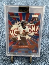 CJ Stroud 2023 Wild Card Alumination Houston Comix 2/3 Rookie #AC-CS RC