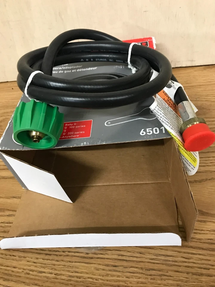 Manguera Adaptador Weber 6501 Serie Q y Parrillas Gas Go-Anywhere - Nueva Caja Abierta Foto 2 de 4