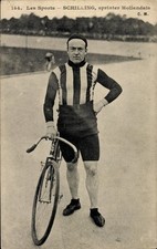 Ak Radrennfahrer Schilling, Holländischer Sprinter, Radrennbahn - 11362026