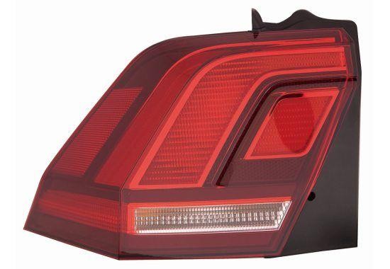 ABAKUS Tail Light 441-19AML-WE LED WY21W Left For VW, Reinforced, ECE