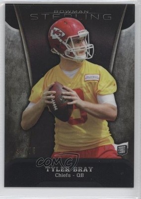 2013 Bowman Sterling Black Refractor 44/75 Tyler Bray #29 Rookie RC r7o